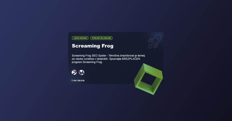 Screaming Frog SEO Spider
