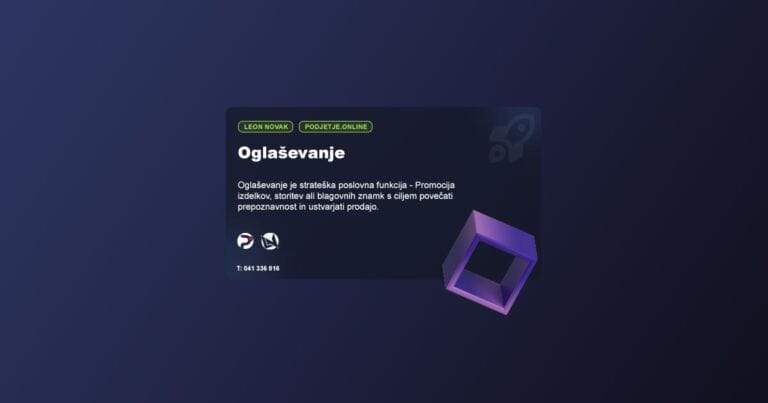 Kaj je oglaševanje in Kaj je marketing