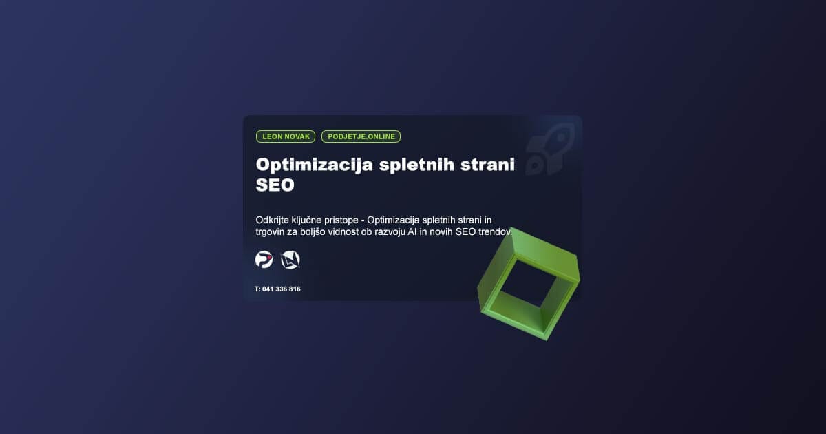 Optimizacija spletnih strani SEO