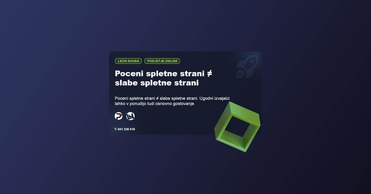 Poceni spletne strani