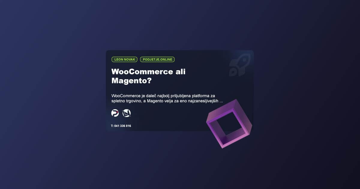 WooCommerce ali Magento?